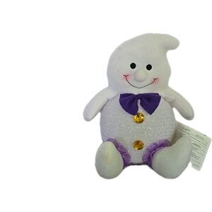 Avon Light Up Pals Ghost White Purple W/ Changing Colors Halloween Decor 2011
